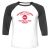 Unisex 3/4 Baseball Tee