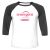 Unisex 3/4 Baseball Tee
