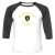 Unisex 3/4 Baseball Tee