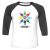 Unisex 3/4 Baseball Tee