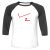 Unisex 3/4 Baseball Tee