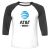Unisex 3/4 Baseball Tee