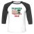 Unisex 3/4 Baseball Tee