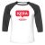 Unisex 3/4 Baseball Tee