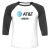 Unisex 3/4 Baseball Tee