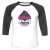 Unisex 3/4 Baseball Tee