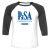 Unisex 3/4 Baseball Tee