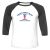 Unisex 3/4 Baseball Tee