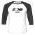 Unisex 3/4 Baseball Tee