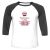 Unisex 3/4 Baseball Tee