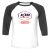 Unisex 3/4 Baseball Tee