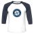 Unisex 3/4 Baseball Tee