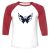 Unisex 3/4 Baseball Tee
