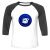 Unisex 3/4 Baseball Tee