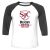 Unisex 3/4 Baseball Tee