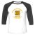 Unisex 3/4 Baseball Tee