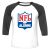 Unisex 3/4 Baseball Tee