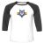 Unisex 3/4 Baseball Tee