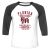 Unisex 3/4 Baseball Tee