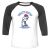 Unisex 3/4 Baseball Tee