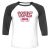 Unisex 3/4 Baseball Tee
