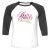 Unisex 3/4 Baseball Tee