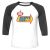 Unisex 3/4 Baseball Tee