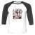 Unisex 3/4 Baseball Tee