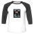 Unisex 3/4 Baseball Tee