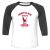 Unisex 3/4 Baseball Tee