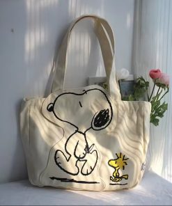 Cute Large Capacity Canvas Crossbody Bag