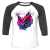 Unisex 3/4 Baseball Tee