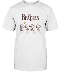 Snoopy The Beagles Abbey Road Crossing T-shirt