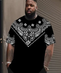 HXMRBY Men'S Plus Size Summer T-Shirt