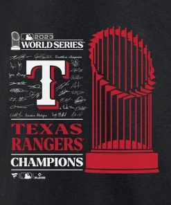 Texas Rangers Fanatics 2023 World Series Champions t shirt