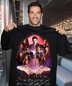 Lucifer Tv Series Actors Signature For Fan T Shirt