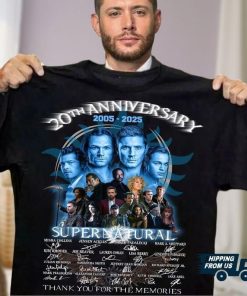 supernatural 20th anniversary t shirt rk
