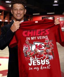 Kansas City Chiefs In My Veins Jesus In My Heart