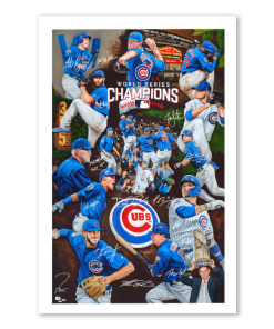 Fly the W: 2016 Cubs World Series Champions Art Print
