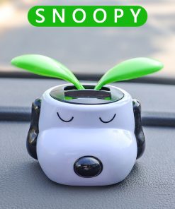Solar Car Interior Auto Dashboard Automatic Swinging Toy