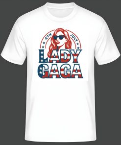LADY GAGA 4TH JULY T-SHIRT