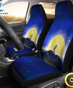 Snoopy Howling At The Moon Car Seat Covers Universal Fit
