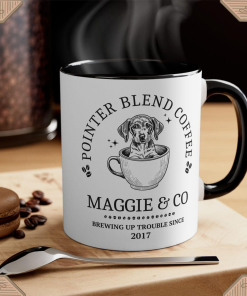 Mug Coffee Lovers Kitchen Decor German Shorthaired Pointer Gifts Personalized Dog Mom Dad Birthday Ceramic Coffee Cup 11oz 15oz