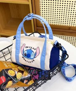 Canvas Bucket Bag Cute Cartoon Handbag