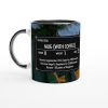 Skyrim Coffee Mug | Elder Scrolls | Video Game | Gaming Gift Idea | 11oz Coloured Handle