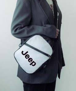 JEEP Brand Leather Men's Shoulder Beg