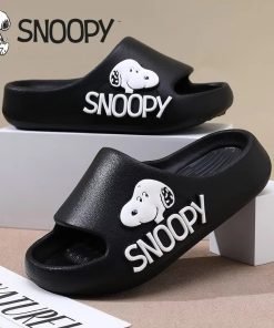 New Snoopy cute fashionable simple cartoon pattern non-slip wear-resistant lightweight soft-soled sandals for boys and girls