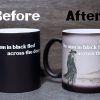 The Gunslinger and Man In Black Quote Mug with Hidden Desert Landscape