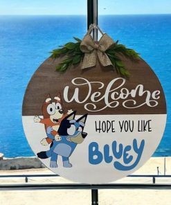 Custom Circular Wooden Hanging Board Christmas Ornaments Home Decorations