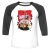 Unisex 3/4 Baseball Tee